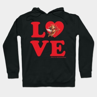 LOVE Cupid Dachshund Hoodie